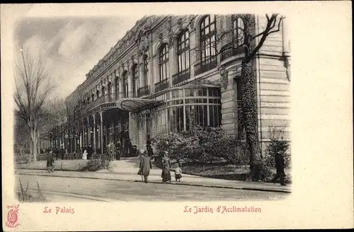 Ak Paris XVI, Jardin d'Acclimatation, Le Palais