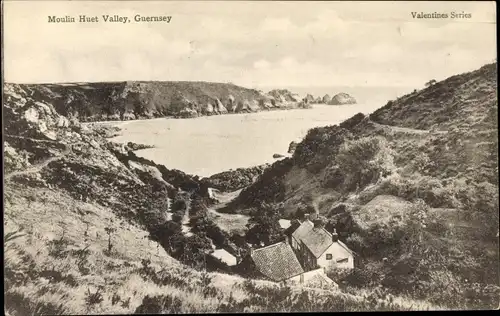 Ak Kanalinsel Guernsey, Moulin Huet Valley