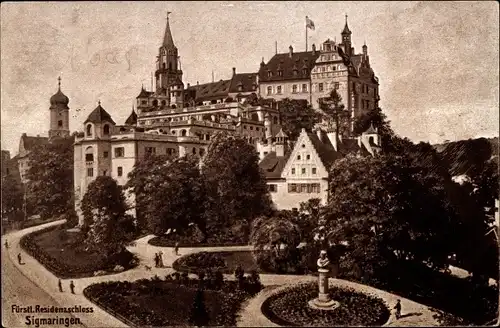 Ak Sigmaringen an der Donau Baden Württemberg, Fürstliches  Residenzschloss