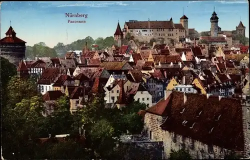 Ak Nürnberg in Mittelfranken, Panorama