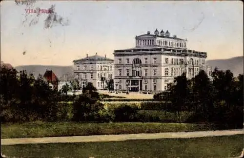 Ak Bredeney Essen im Ruhrgebiet, Villa Hügel, Panorama