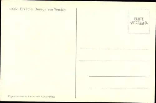 Ak Beuron an der Donau Württemberg, Erzabtei Beuron von Westen, Panorama