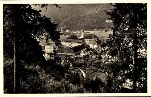 Ak Beuron an der Donau Württemberg, Erzabtei Beuron von Süden