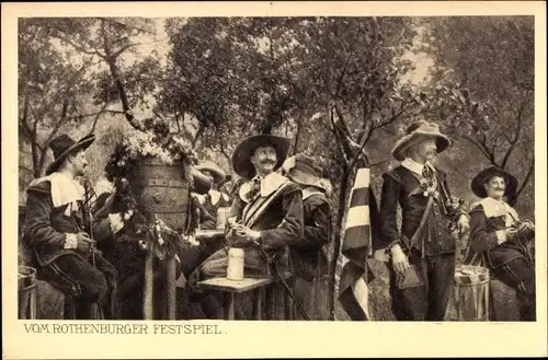 Ak Rothenburg ob der Tauber Mittelfranken, vom Rothenburger Festspiel