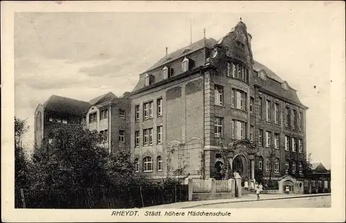 Ak Rheydt Mönchengladbach am Niederrhein, Städt. höhere Mädchenschule