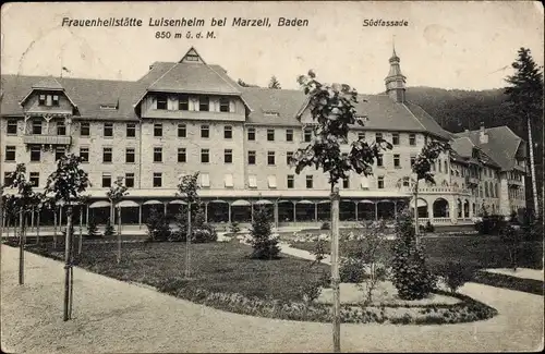 Ak Marzell im Schwarzwald, Frauenheilstätte Luisenheim, Südfassade