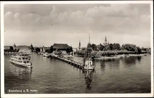 Ak Konstanz am Bodensee, Hafen