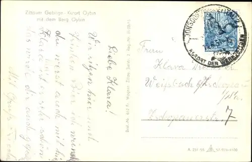 Ak Oybin in der Oberlausitz, Panorama, Berg Oybin