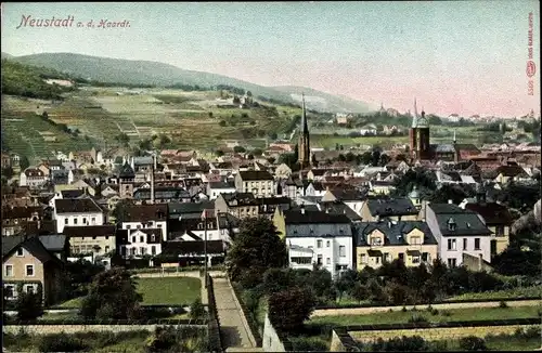 Ak Neustadt an der Weinstraße, Ortsansicht