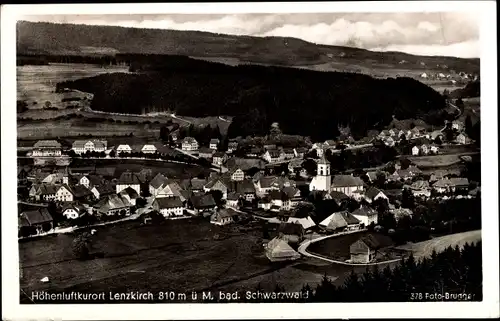 Ak Lenzkirch im Schwarzwald, Panorama, Kirchturm