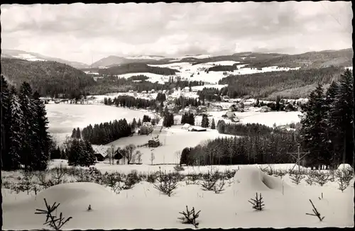 Ak Titisee Neustadt im Breisgau Hochschwarzwald, Panorama, Schnee, Winterlandschaft