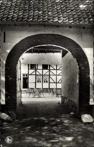 Ak Houthalen Flandern Limburg Belgien, Kelchterhoefs, oude ingangspoort