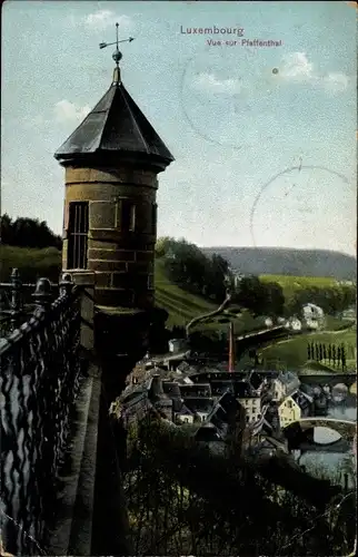Ak Pfaffenthal Luxemburg, Vue générale