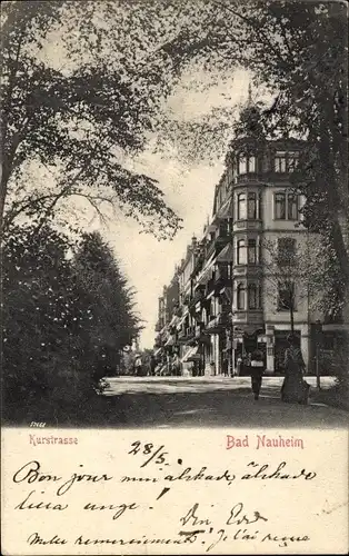 Ak Bad Nauheim in Hessen, Kurstraße