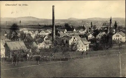 Ak Olbersdorf in Sachsen, Teilansicht