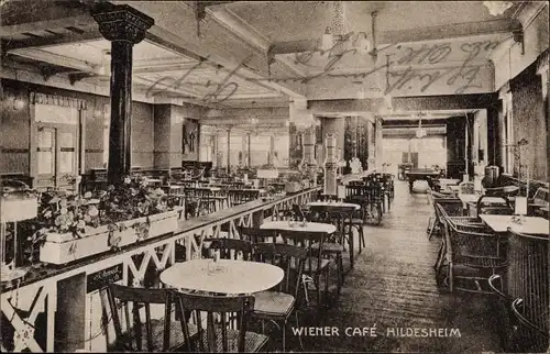 Ak Hildesheim in Niedersachsen, Wiener Café