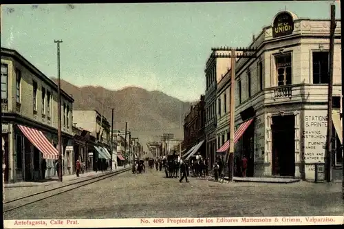 Ak Antofagasta Chile, Calle Prat