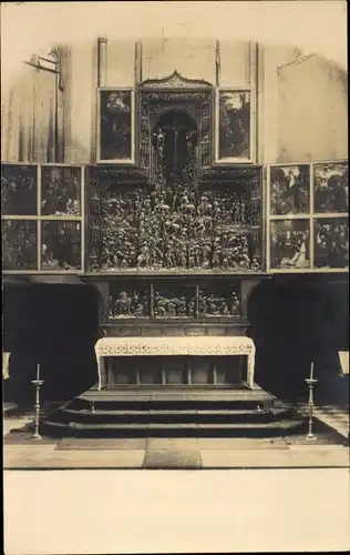 Foto Ak Kalkar am Niederrhein, Altar, Kirche