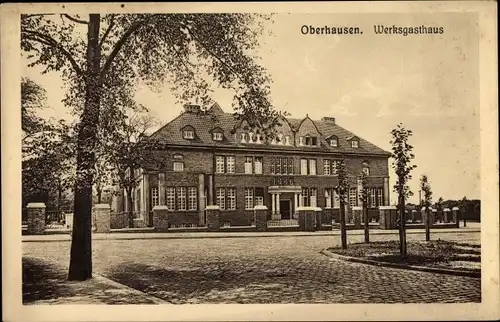 Ak Oberhausen im Ruhrgebiet, Werksgasthaus