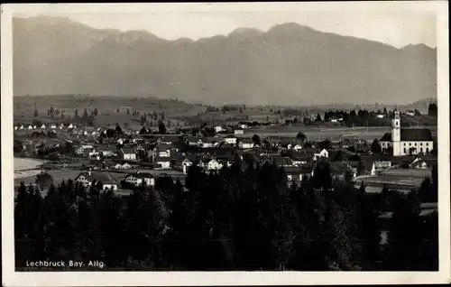 Ak Lechbruck am See Allgäu Schwaben, Panorama