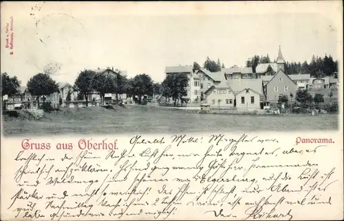 Ak Oberhof im Thüringer Wald, Panorama