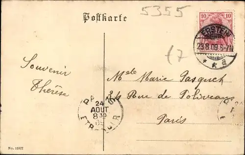 Ak Erstein Elsass Bas Rhin, Gesamtansicht