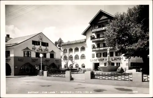 Ak Seefeld in Oberbayern, Gasthof zum Lamm