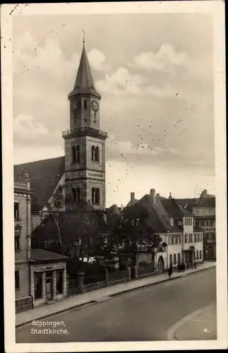 Ak Göppingen in Württemberg, Stadtkirche