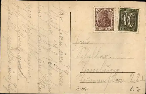 Scherenschnitt Ak Gänsehirtin, Mädchen mit Gänsen