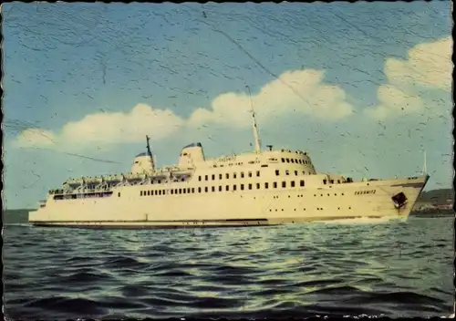 Ak MS Sassnitz, Eisenbahnfährschiff der Dt. Reichsbahn