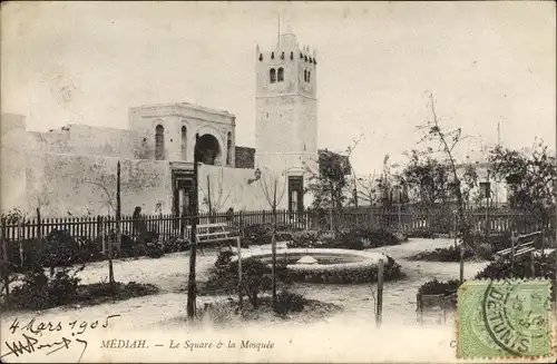 Ak Mediah Marokko, Le Square et la Mosquee