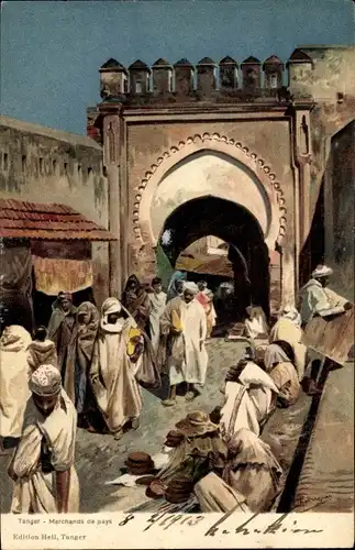 Ak Tanger Marokko, Marchands de pays