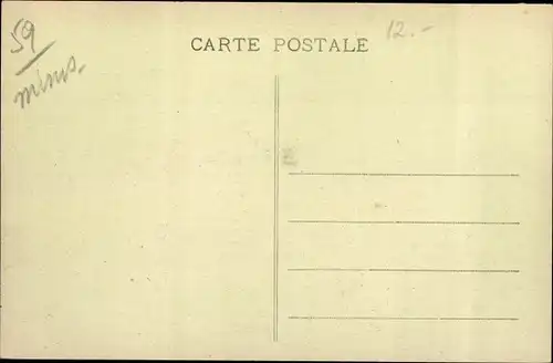 Ak Denain Anzin Nord, Forges et Acieries, les Hauts Fourneaux