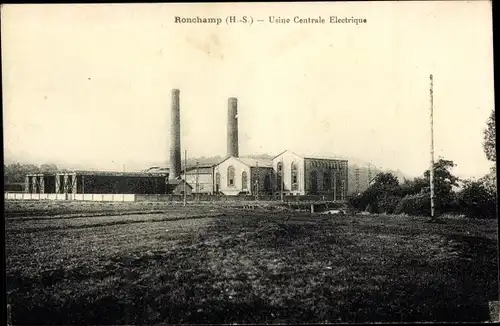Ak Ronchamp Haute Saône, Usine Centrale Electrique