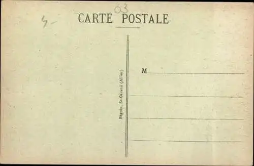 Ak Vichy Allier, Etablissement thermal, la Salle de Mécanotherapie