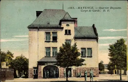 Ak Mainz am Rhein, Quartier Degoutte, Corps de Garde