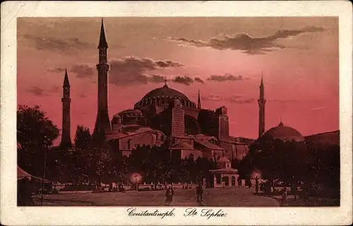 Ak Konstantinopel Istanbul Türkei, Ste Sophie