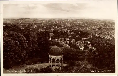 Ak Wiesbaden in Hessen, Totalansicht