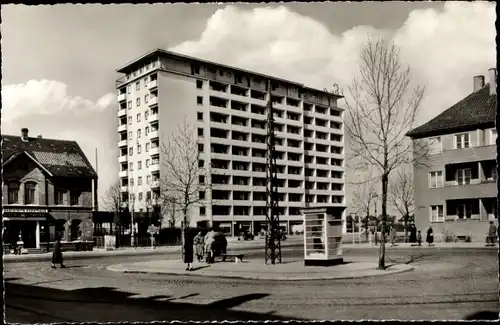 Ak Braunschweig in Niedersachsen, Das Hochhaus an der Hamburger Straße