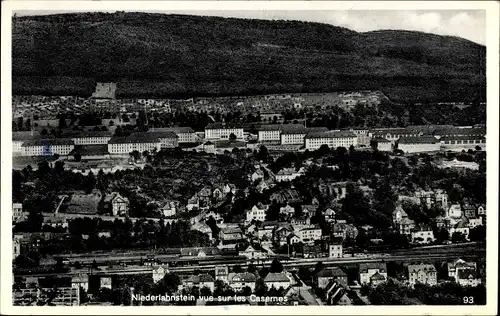 Ak Niederlahnstein Lahnstein am Rhein, Vue sur les Casernes