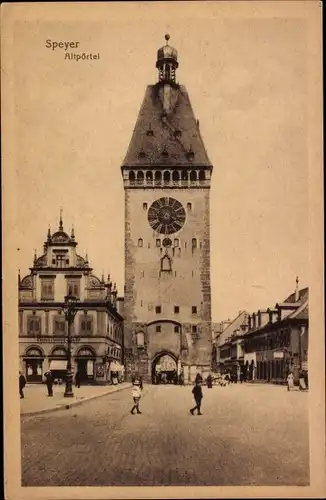 Ak Speyer am Rhein, Altpörtel