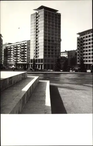 Ak București Bukarest Rumänien, Piata Palatului R.P.R., Constructii noi