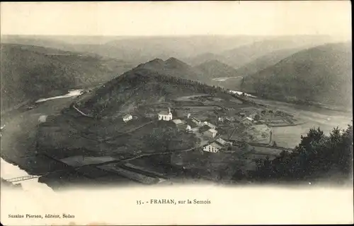Ak Frahan sur Semois Wallonien Luxemburg, sur la Semois, Panorama