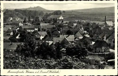 Ak Wrexen Diemelstadt Waldeck Hessen, Gesamtansicht