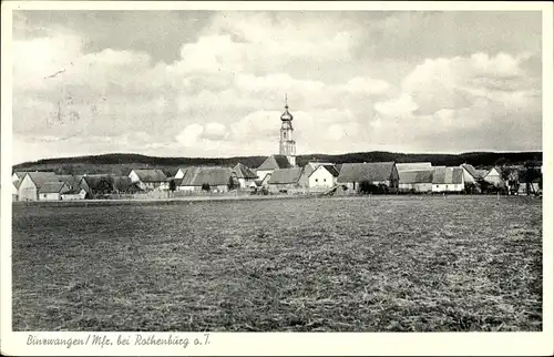 Ak Binzwangen Colmberg in Mittelfranken, Panorama