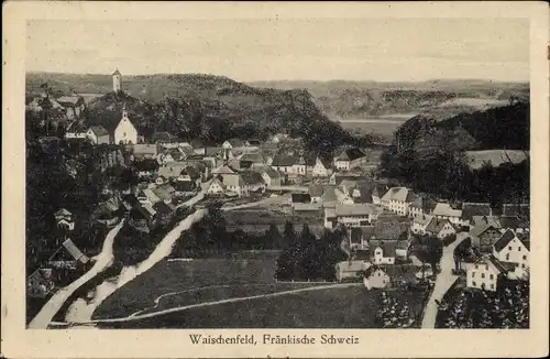 Ak Waischenfeld in der Fränkischen Schweiz Bayern, Gesamtansicht