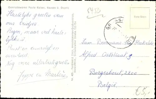 Ak Kausen Engers Neuwied am Rhein, Gesamtansicht, Teilansicht