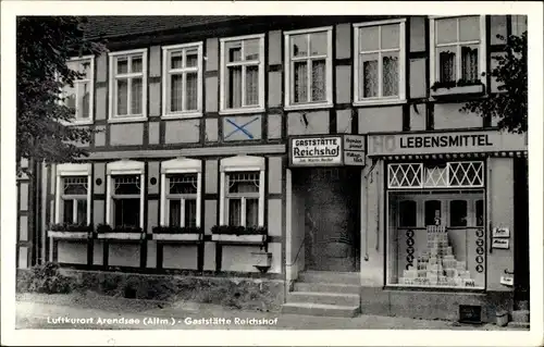 Ak Arendsee in der Altmark, Gaststätte Reichshof