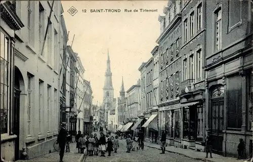 Ak Saint Trond Sint Truiden Flandern Limburg, Rue de Tirlemont