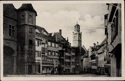 Ak Ravensburg in Württemberg Oberschwaben, Gespinstmarkt